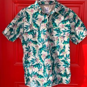 Reverse Threads Hawaiian Shirt, Men’s S